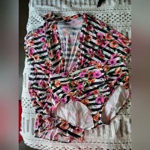 Torrid size 3 swim bottoms and cover up!